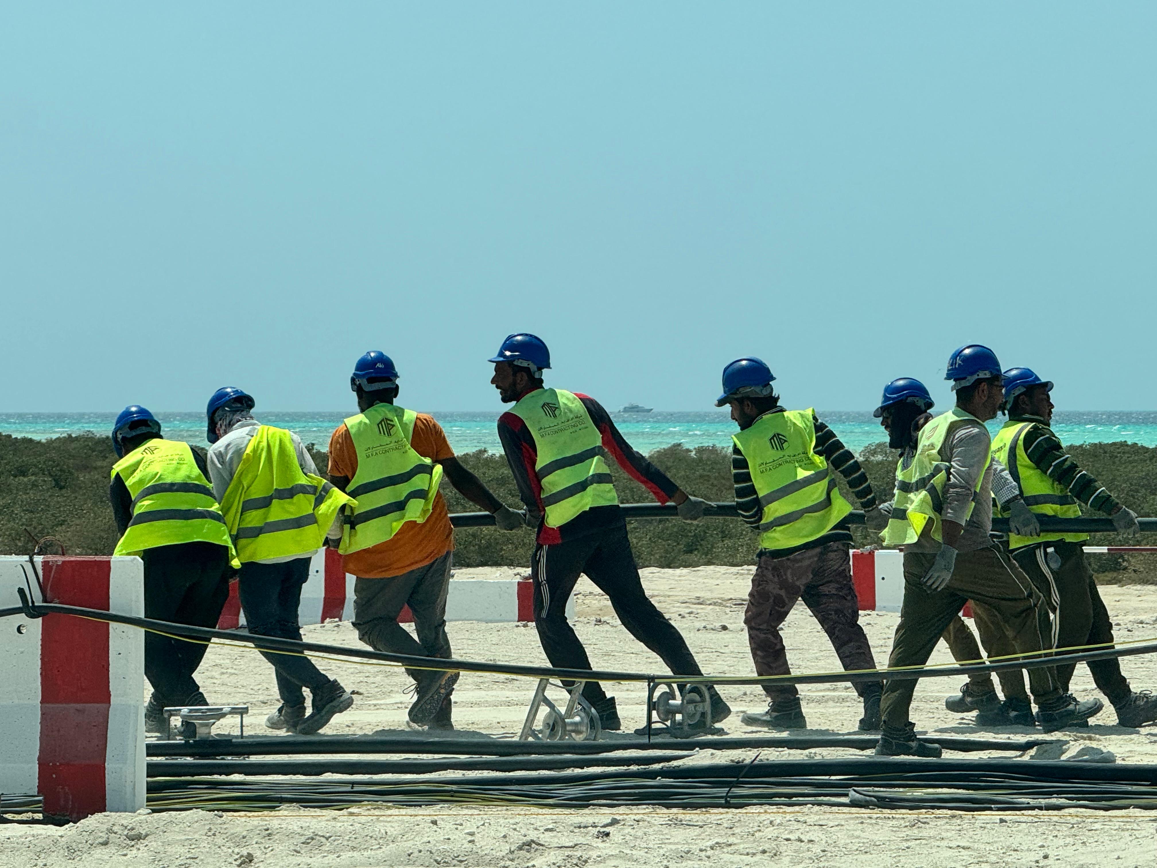 Cable Laying Laheq Island