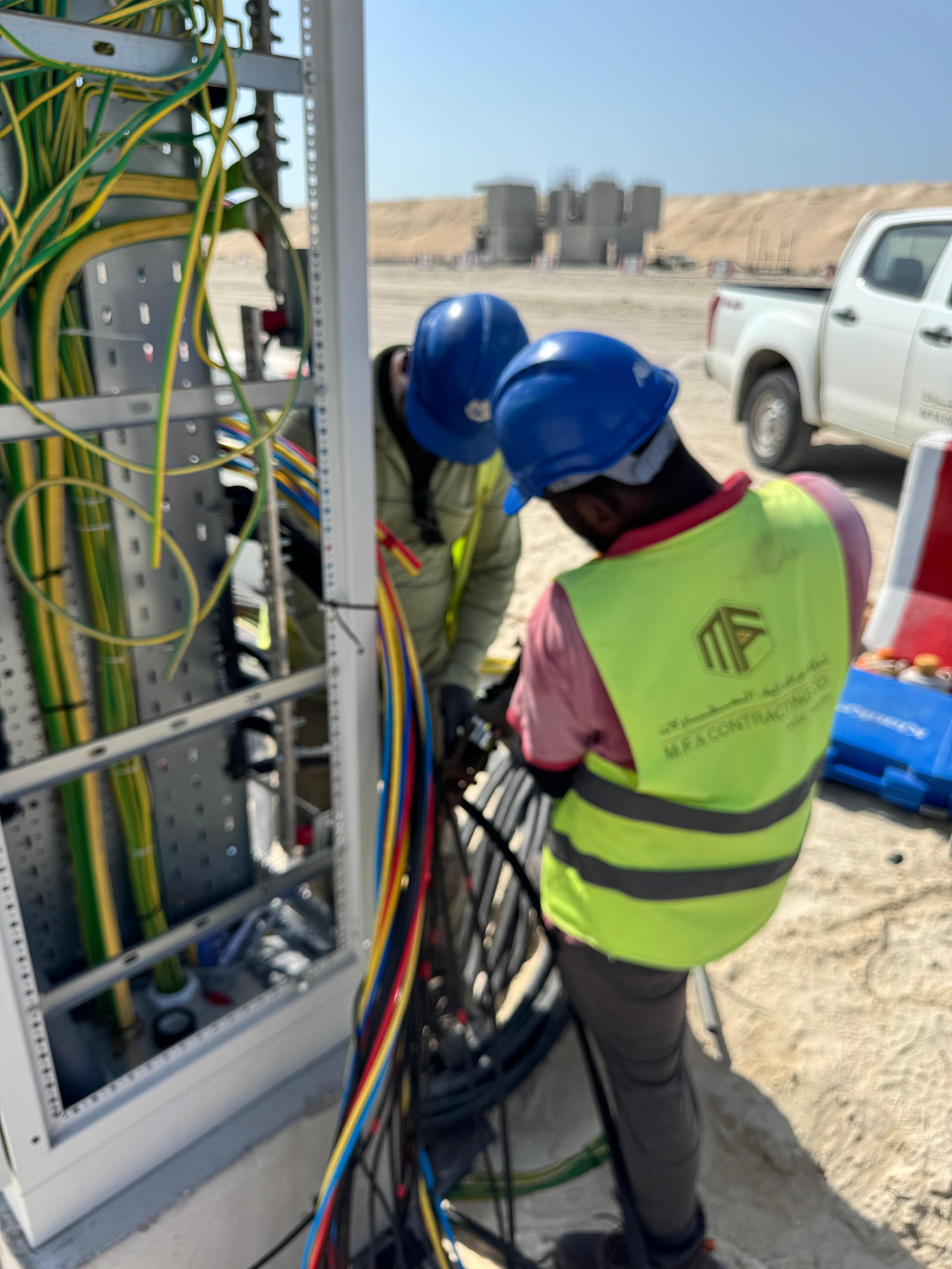 Cable Laying Laheq Island