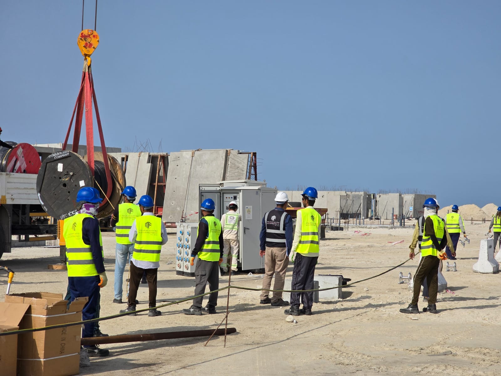 Cable Laying Laheq Island