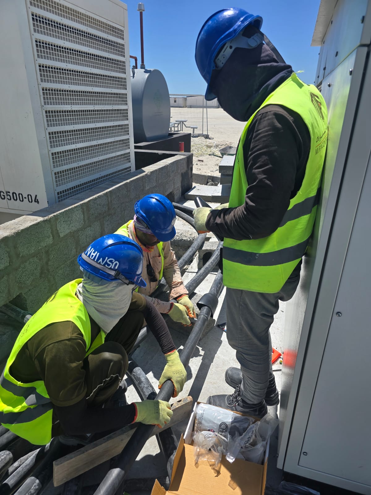 Cable Laying Laheq Island